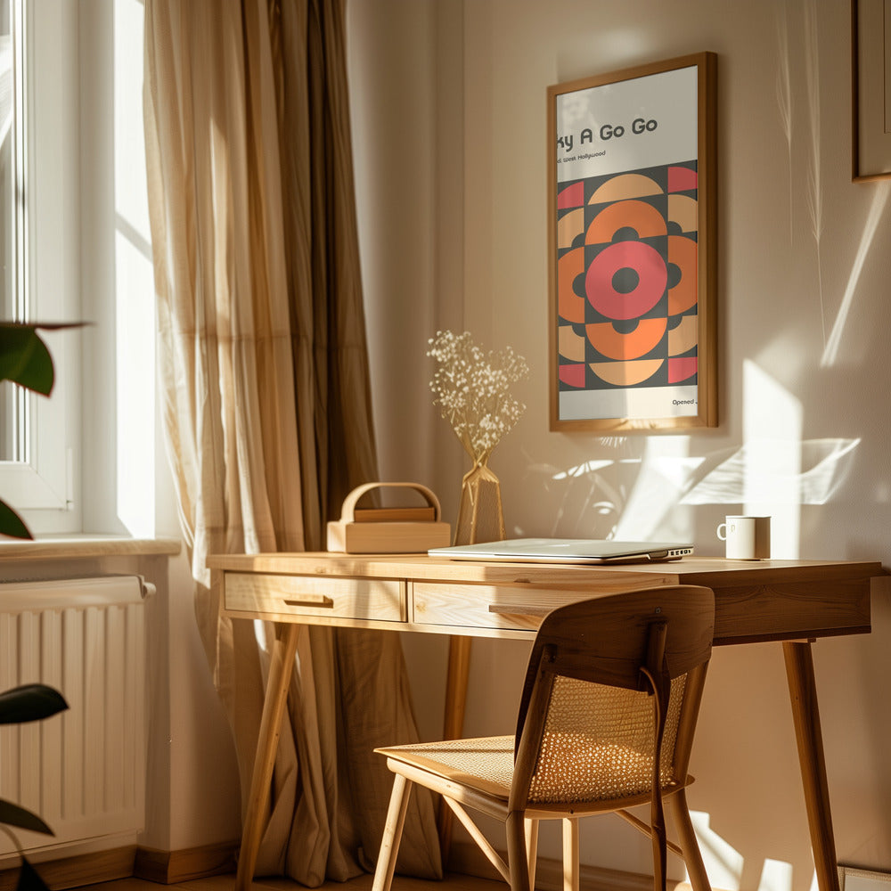 Whisky a Go Go Retro Poster